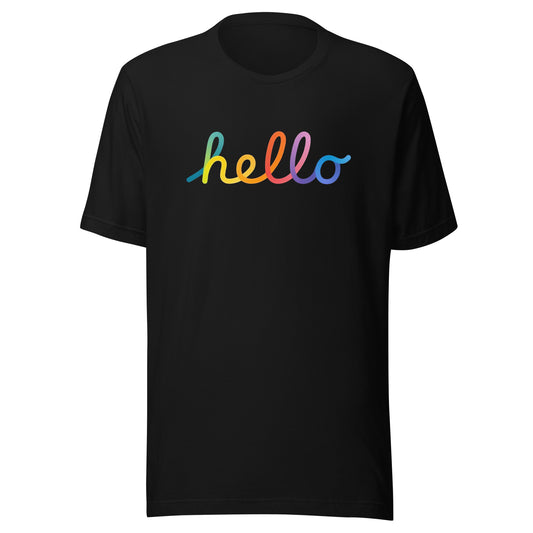 Camiseta Hello, Disponible en la mejor tienda online para comprar tu merch favorita, la mejor Calidad, compra Ahora en Algoritmo! 