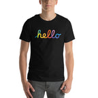 Hello — modelo usando la prenda
