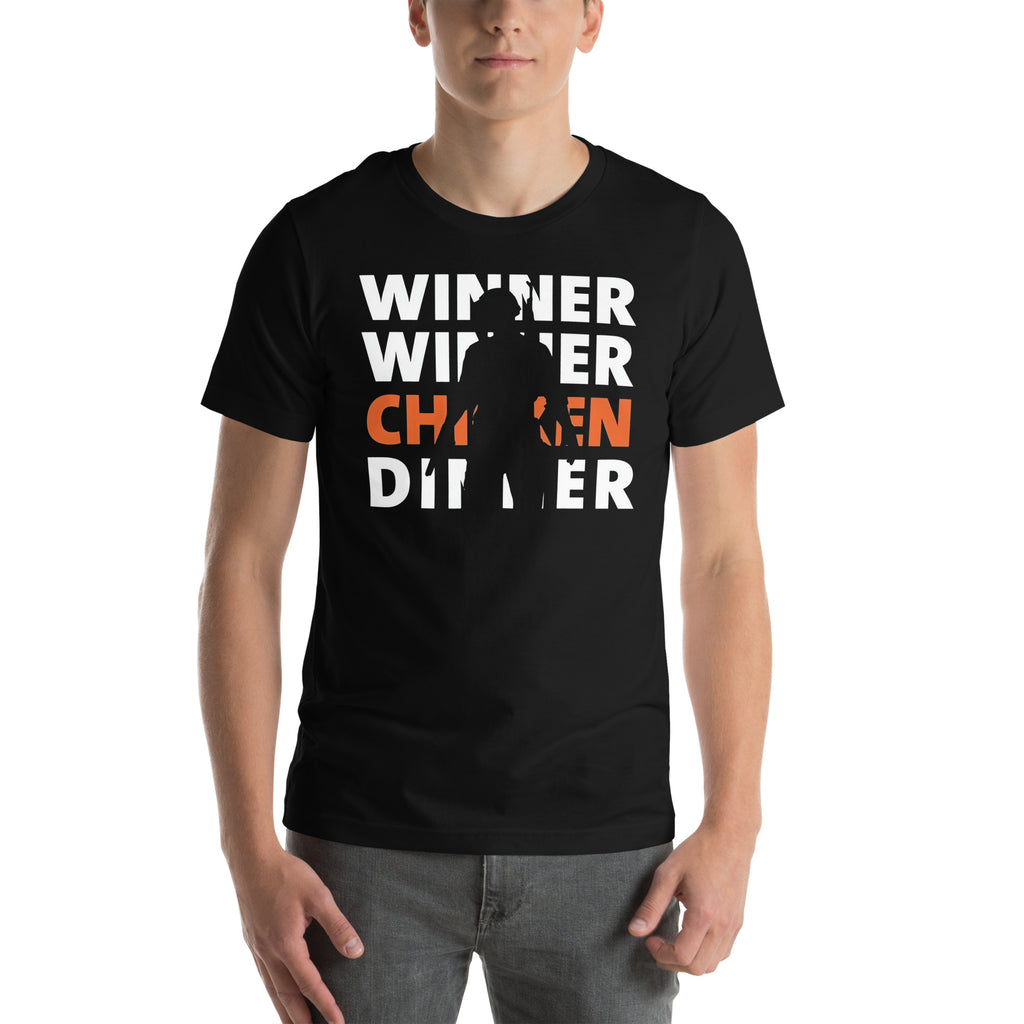 Winner Chicken Dinner — detalle del estampado