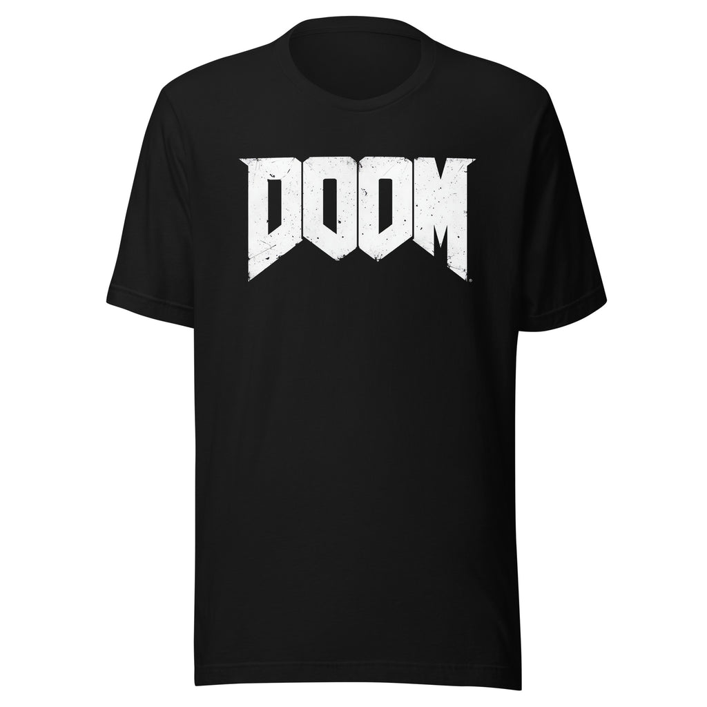 Detalle del print — DOOM, algodón 142 g/m²