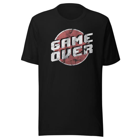 Playera Game Over Vintage , Disponible en la mejor tienda online para comprar tu merch favorita, la mejor Calidad, compra Ahora en Algoritmo! 