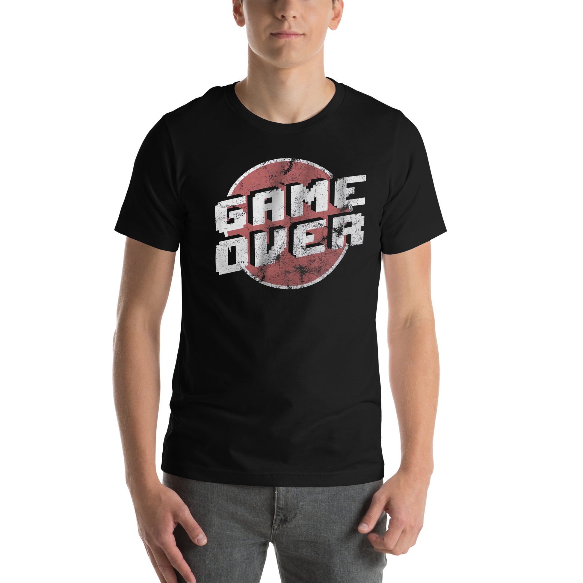 Playera Game Over Vintage , Disponible en la mejor tienda online para comprar tu merch favorita, la mejor Calidad, compra Ahora en Algoritmo! 