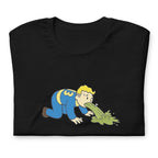 Vault Boy enfermo — vista trasera