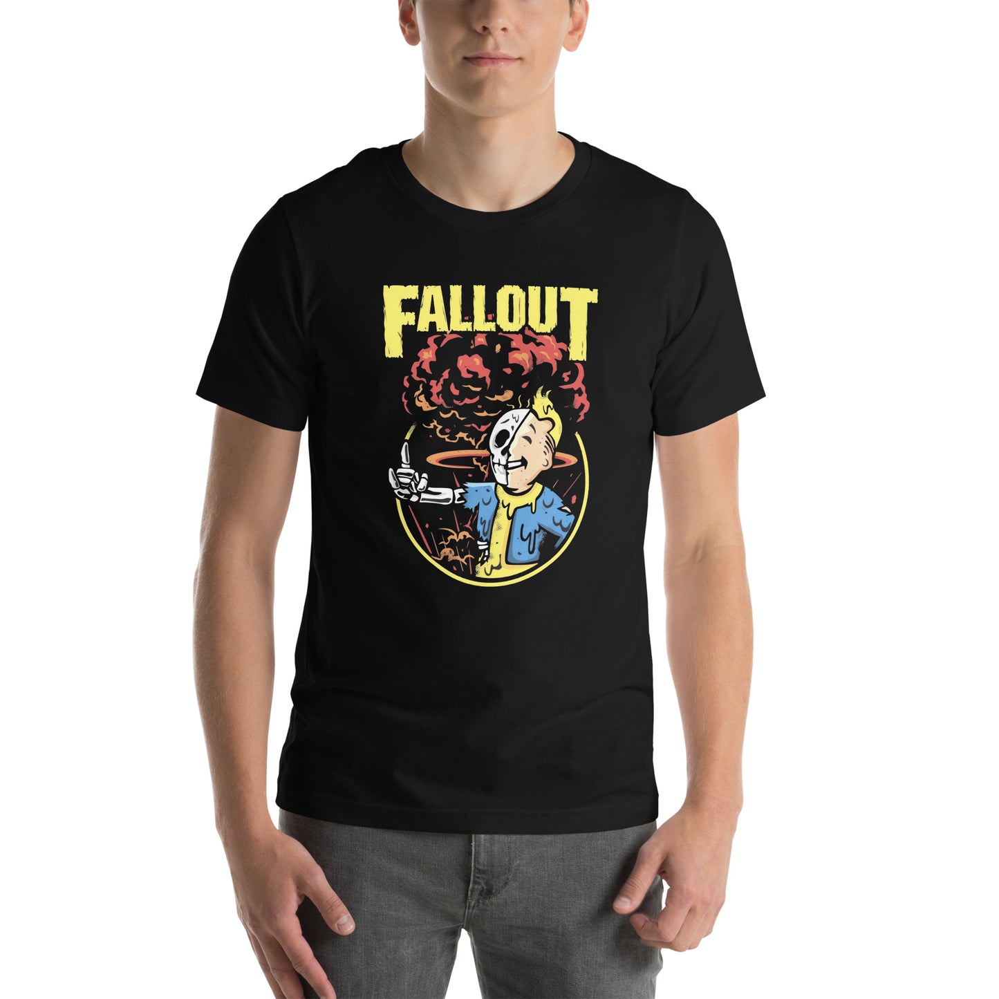 Playera de Fallout Dead , Disponible en la mejor tienda online para comprar tu merch favorita, la mejor Calidad, compra Ahora en Algoritmo! 