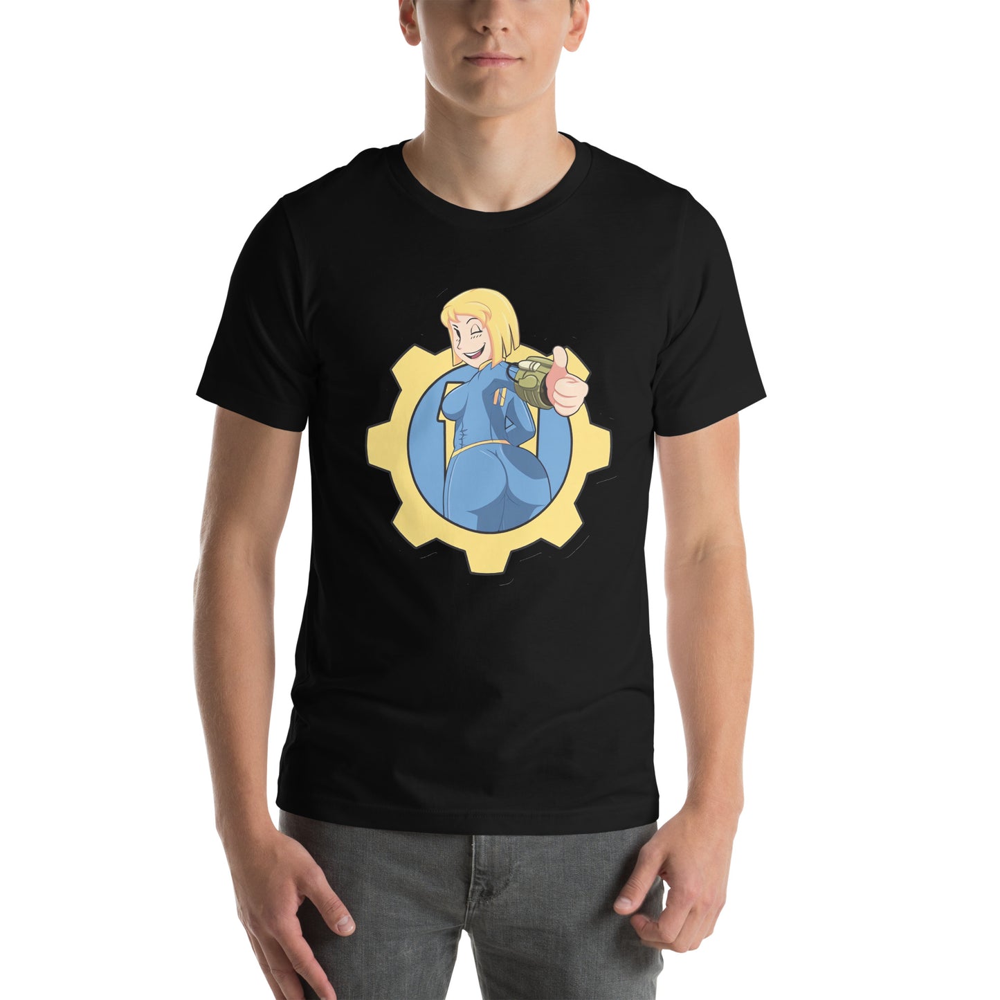 Playera de Fallout debe ser eterno , Disponible en la mejor tienda online para comprar tu merch favorita, la mejor Calidad, compra Ahora en Algoritmo!