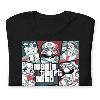 Playera Mario Theft Auto, Disponible en la mejor tienda online para comprar tus artículos favoritos, la mejor Calidad, compra Ahora en Algoritmo! 