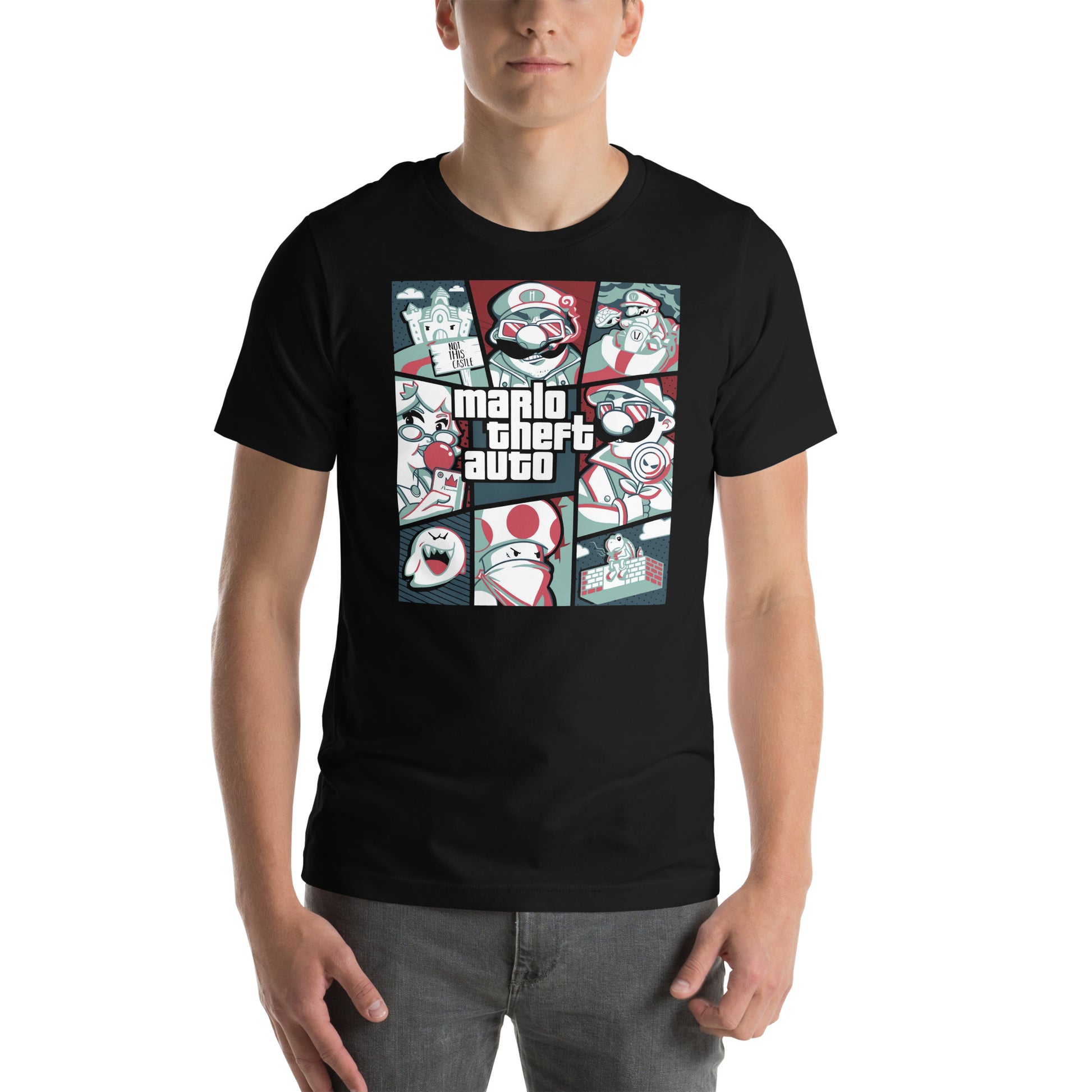 Playera Mario Theft Auto, Disponible en la mejor tienda online para comprar tus artículos favoritos, la mejor Calidad, compra Ahora en Algoritmo! 