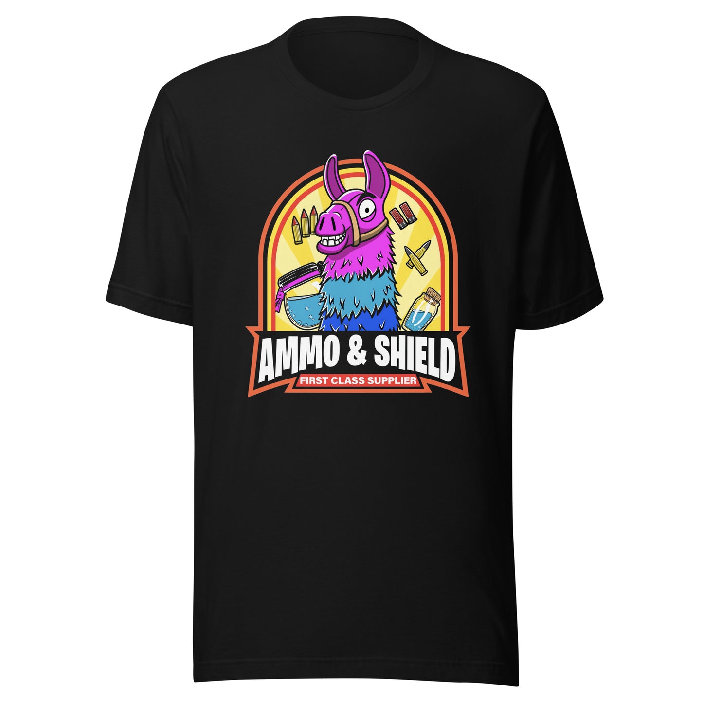 Playera Ammo & Shield, Disponible en la mejor tienda online para comprar tus artículos favoritos, la mejor Calidad, compra Ahora en Algoritmo! 