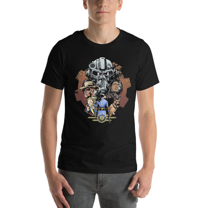 Playera Fallout Series, Disponible en la mejor tienda online para comprar tus artículos favoritos, la mejor Calidad, compra Ahora en Algoritmo! 