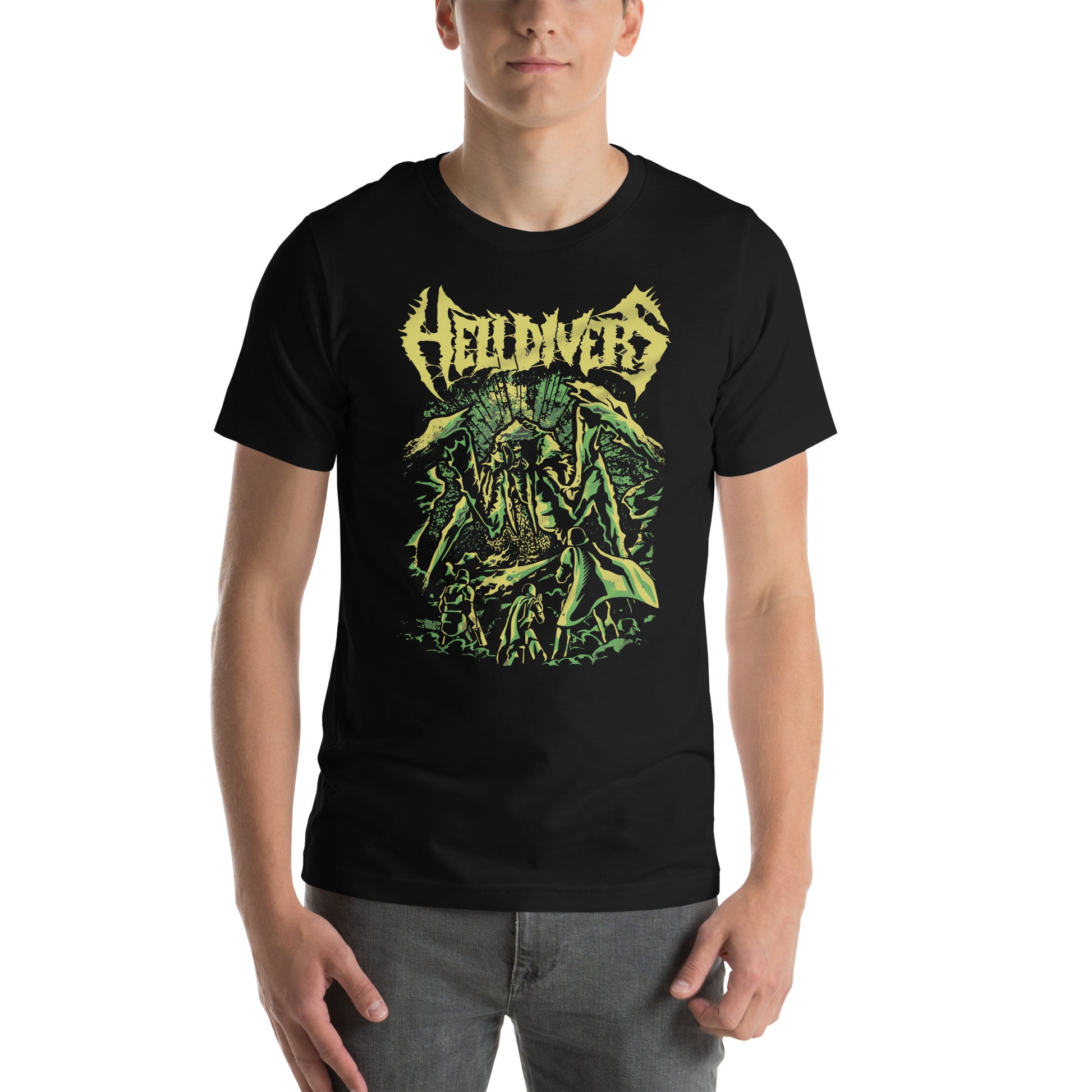 Playera Helldivers Bugs, Disponible en la mejor tienda online para comprar tus artículos favoritos, la mejor Calidad, compra Ahora en Algoritmo! 