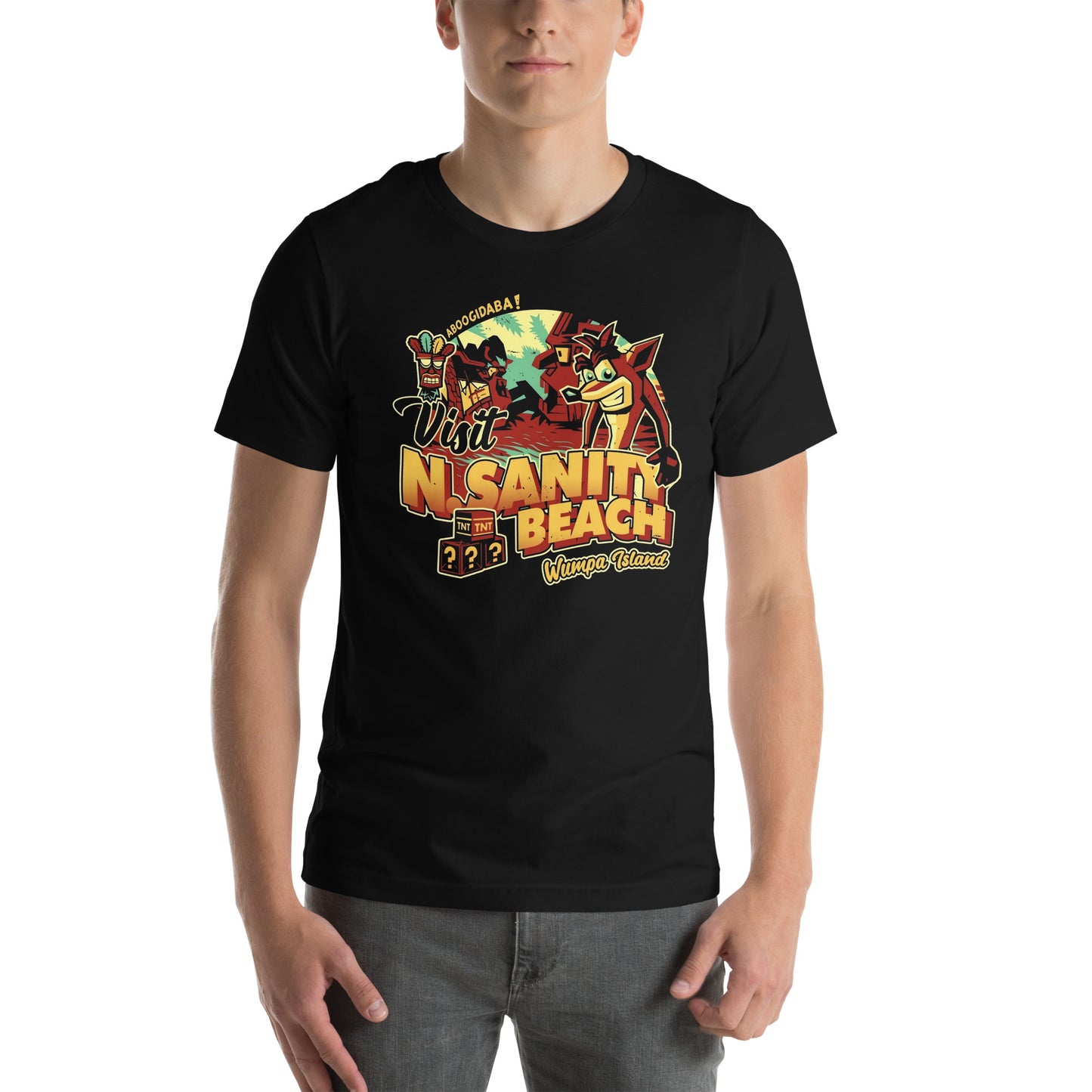 Playera de Nsanity Beach, Disponible en la mejor tienda online para comprar tus artículos favoritos, la mejor Calidad, compra Ahora en Algoritmo! 