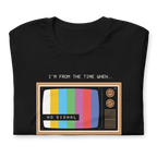 Détail du print — It Was Normal, coton 142 g/m²