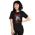 Slasher — detalle del estampado