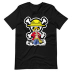 Vista trasera — Playera Mugiwara unisex