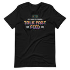 Talk Fast — vista lateral