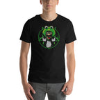Mr. Frog — modelo usando la prenda