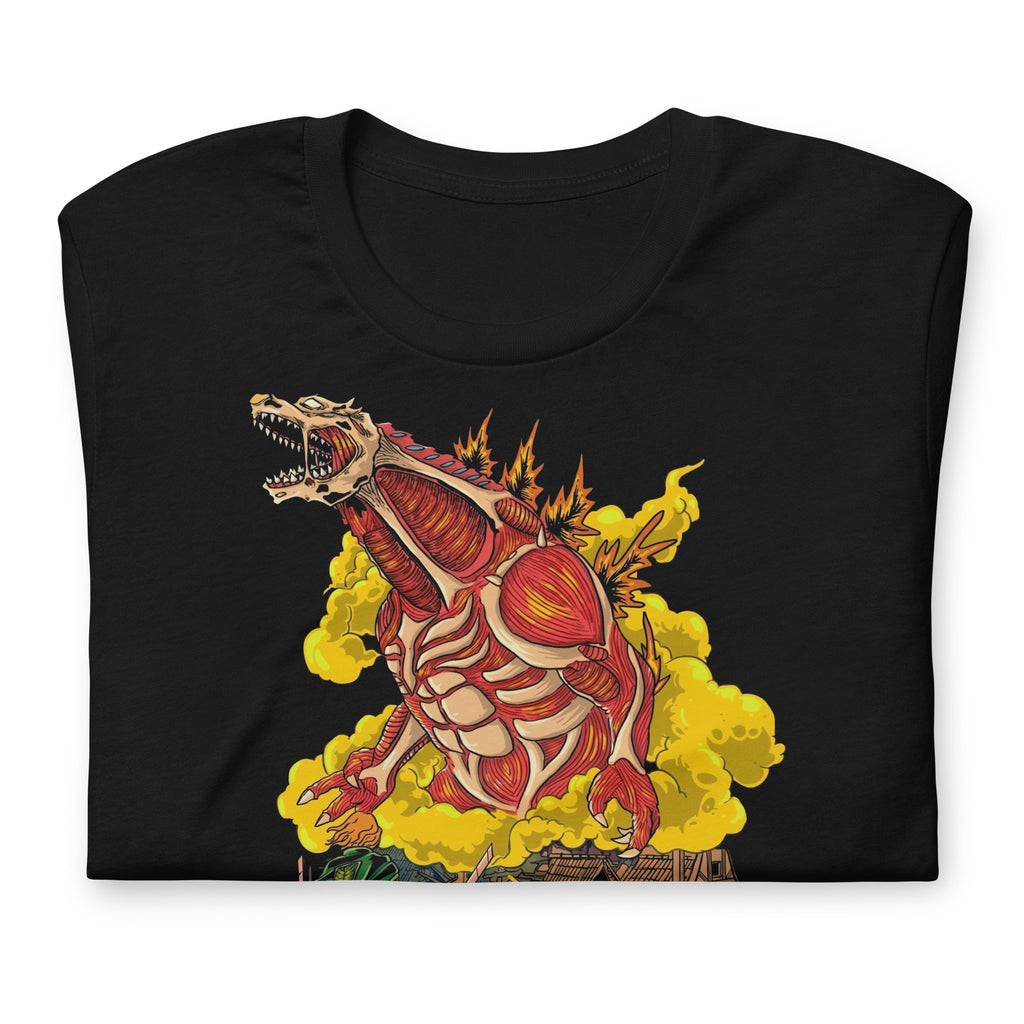 Attack on Godzilla — vista trasera