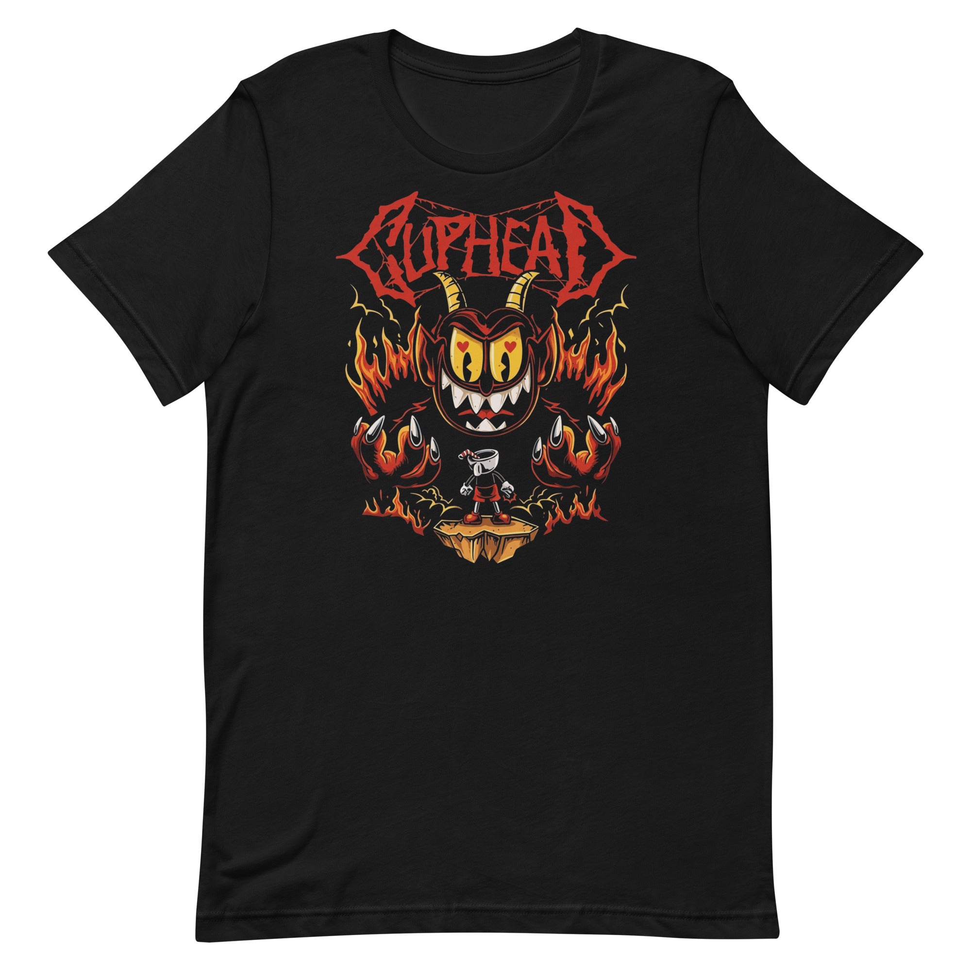 Cuphead Devil — vista lateral