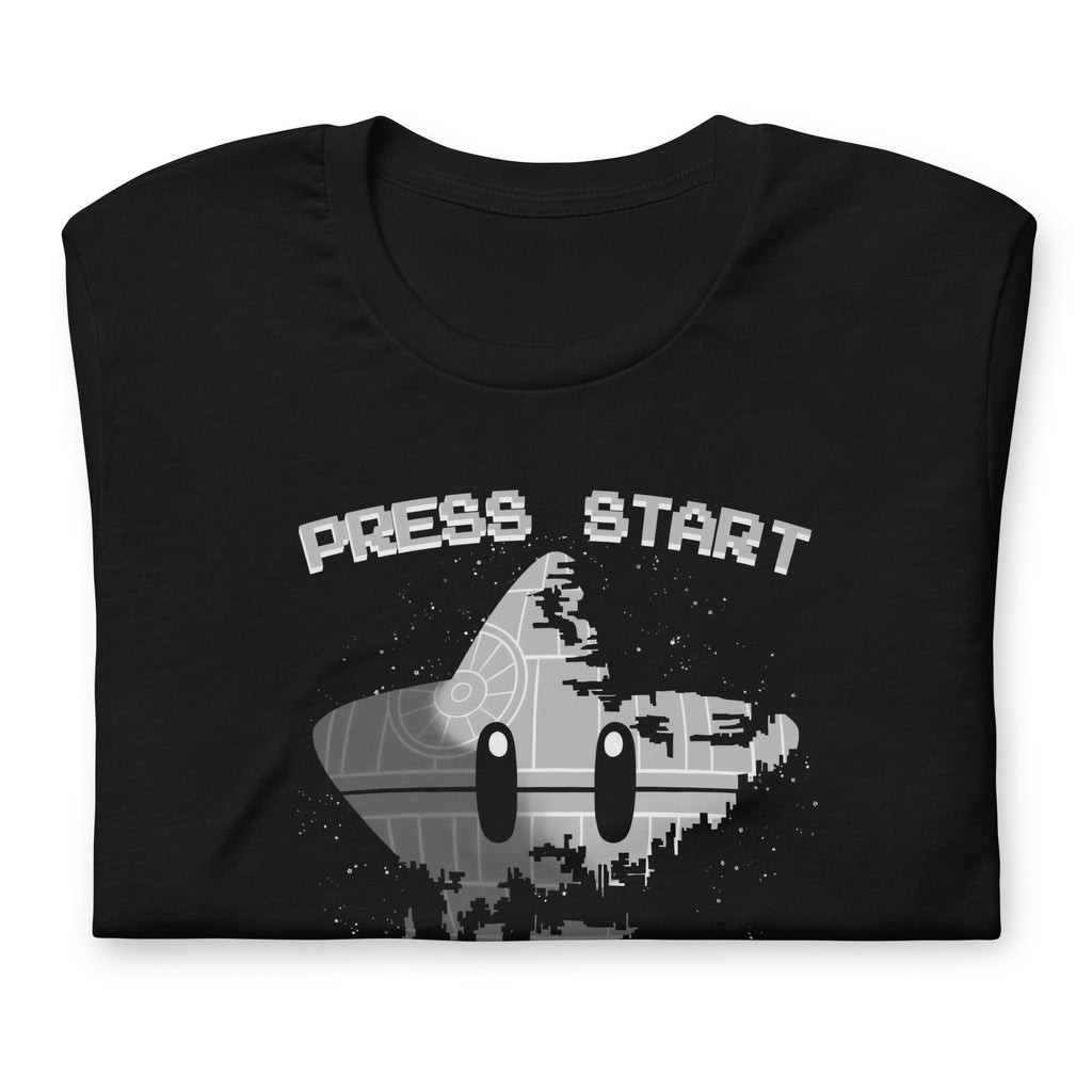 Press Start — vista trasera