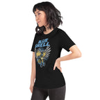 Blue Shell — modelo usando la prenda