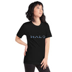 Halo — detalle del estampado