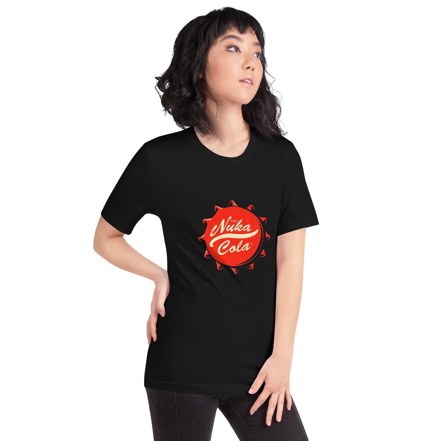 Playera de Nuka Cola , Disponible en la mejor tienda online para comprar tu merch favorita, la mejor Calidad, compra Ahora en Algoritmo! 