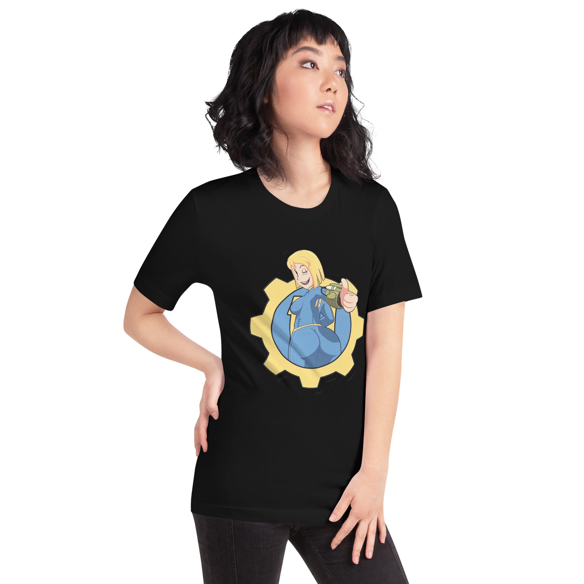 Playera de Fallout debe ser eterno , Disponible en la mejor tienda online para comprar tu merch favorita, la mejor Calidad, compra Ahora en Algoritmo!