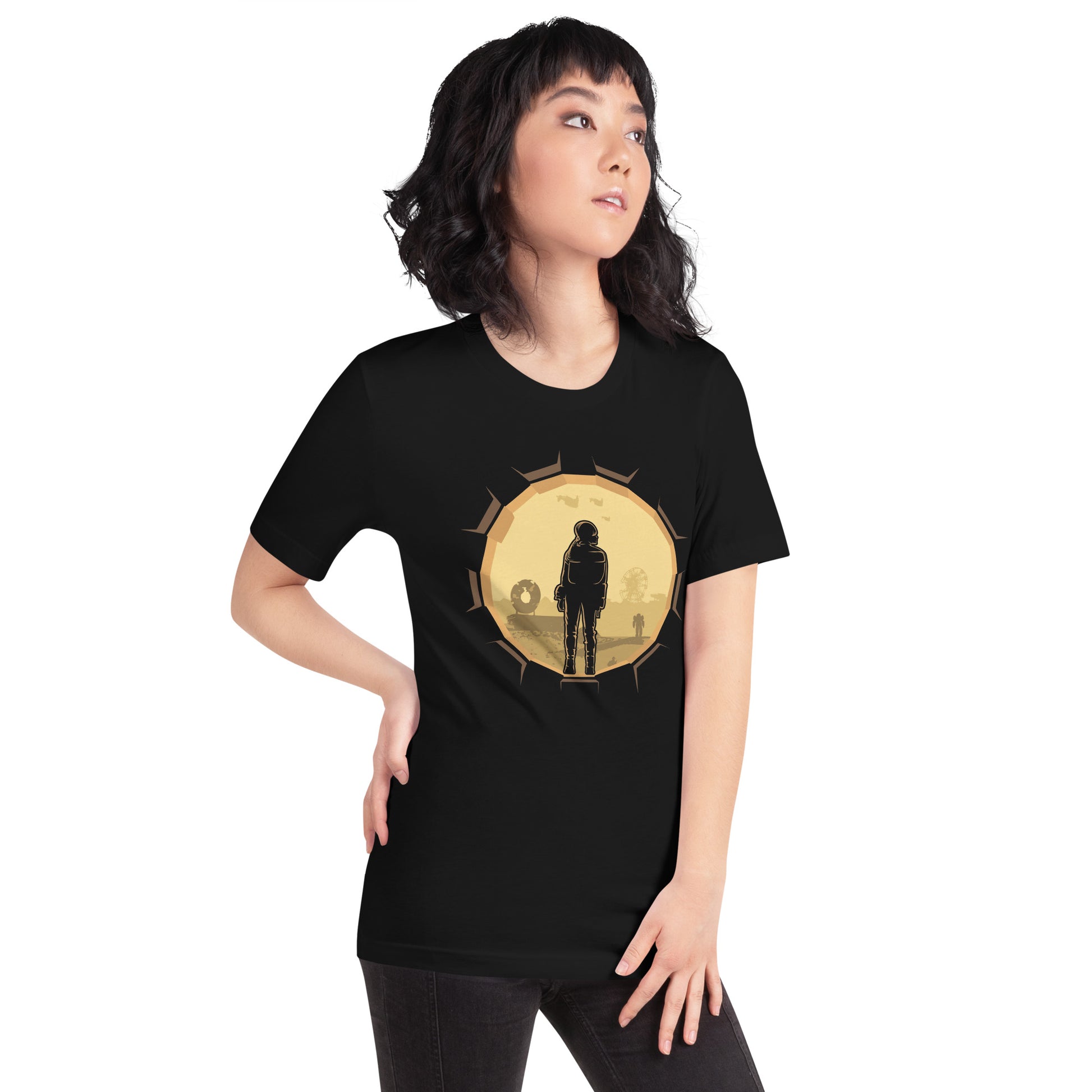 Playera Fallout Shelter, Disponible en la mejor tienda online para comprar tus artículos favoritos, la mejor Calidad, compra Ahora en Algoritmo! 