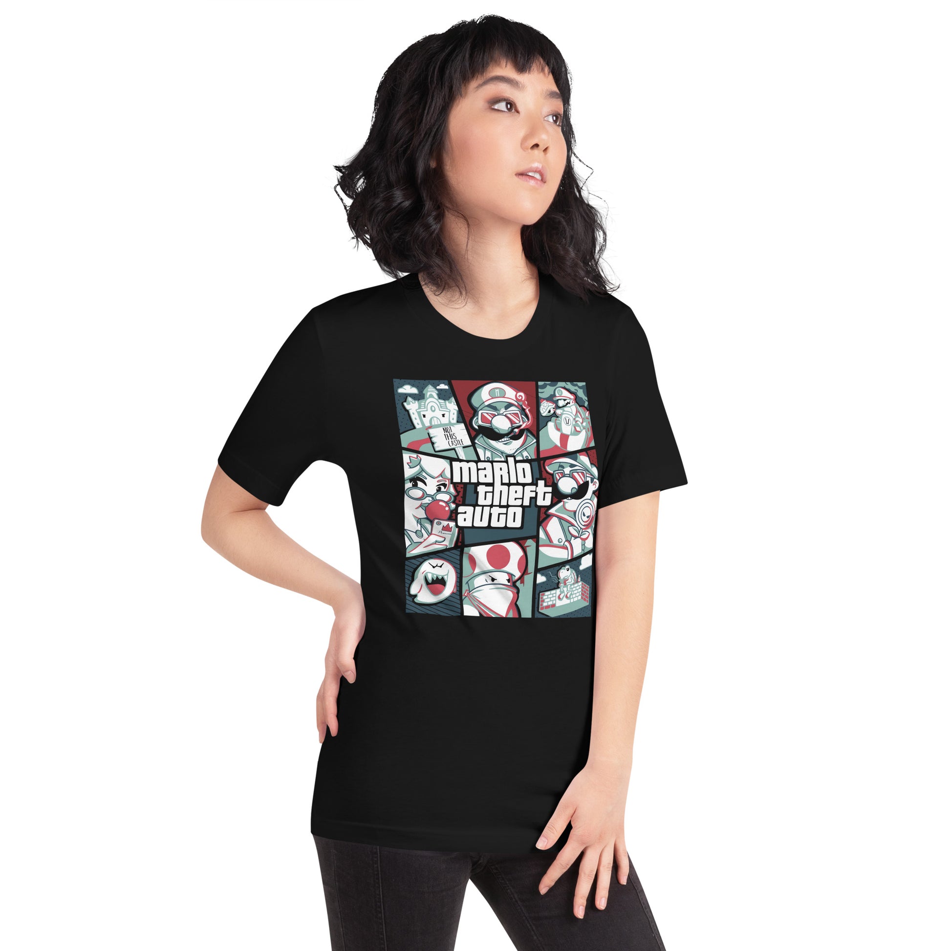 Playera Mario Theft Auto, Disponible en la mejor tienda online para comprar tus artículos favoritos, la mejor Calidad, compra Ahora en Algoritmo! 