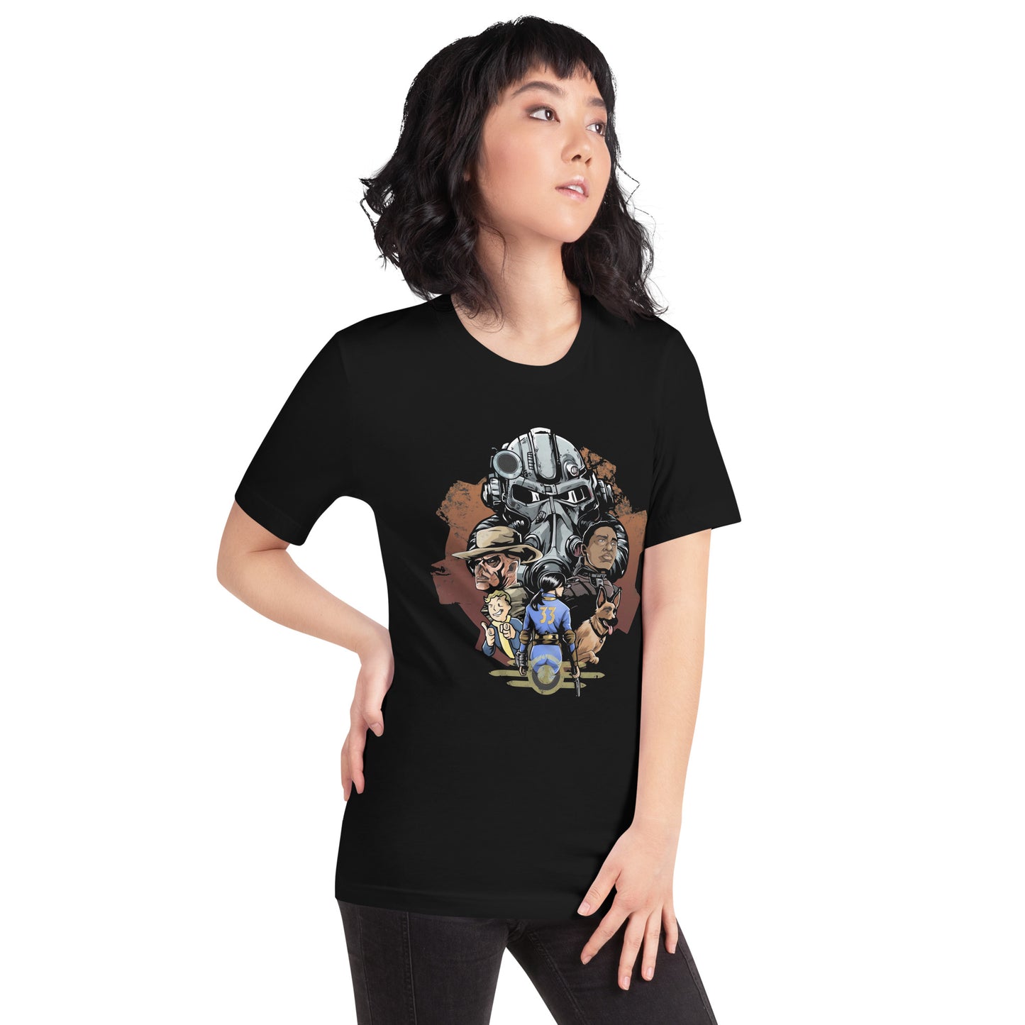 Playera Fallout Series, Disponible en la mejor tienda online para comprar tus artículos favoritos, la mejor Calidad, compra Ahora en Algoritmo! 