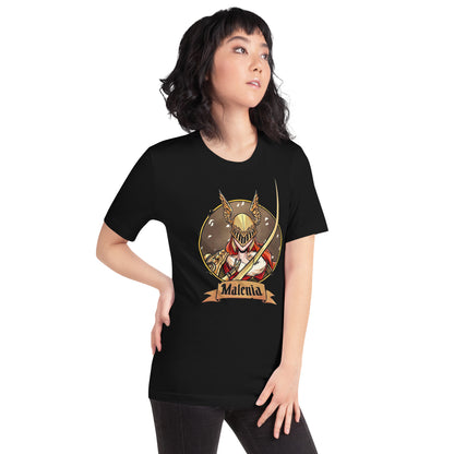 Playera de Malenia, Disponible en la mejor tienda online para comprar tu merch favorita, la mejor Calidad, compra Ahora en Algoritmo! 