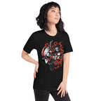 FIRE god of WAR — detalle del estampado