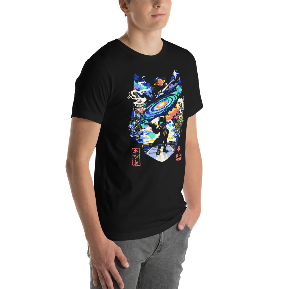 Modelo masculino lateral