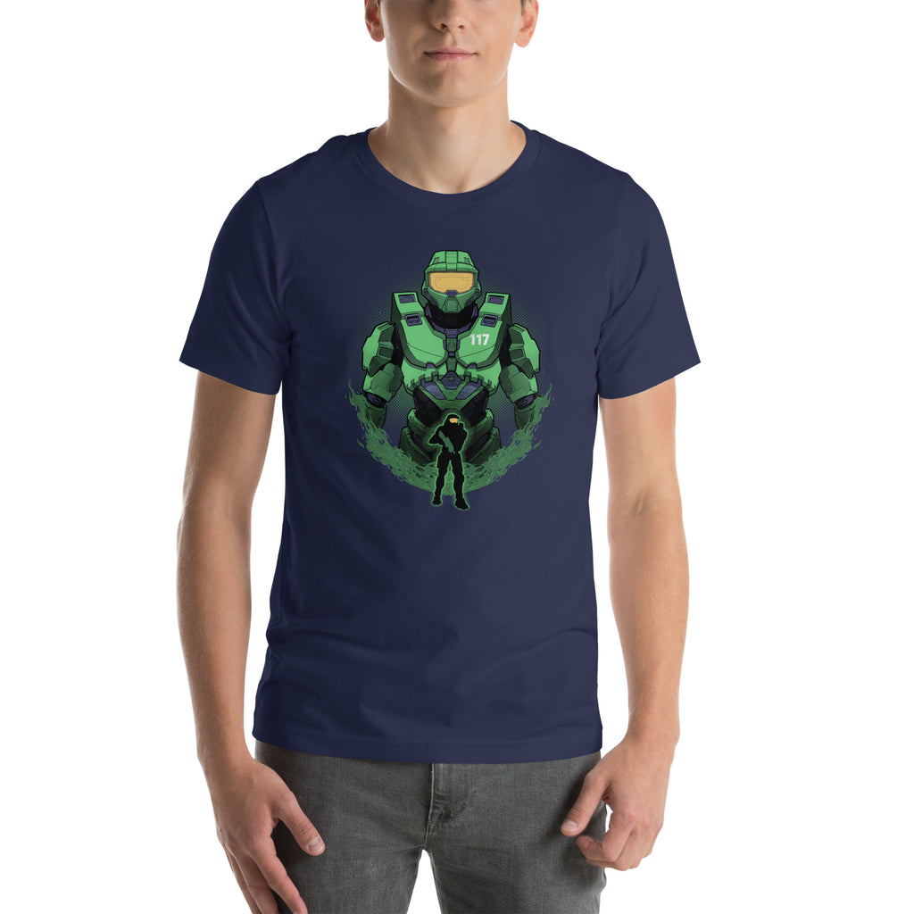 Neon Spartan — modelo usando la prenda