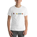 Pokemon Starters — modelo usando la prenda