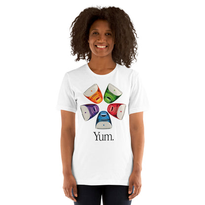 Camiseta YUM , Disponible en la mejor tienda online para comprar tu merch favorita, la mejor Calidad, compra Ahora en Algoritmo! 