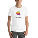A computer inc — modelo usando la prenda