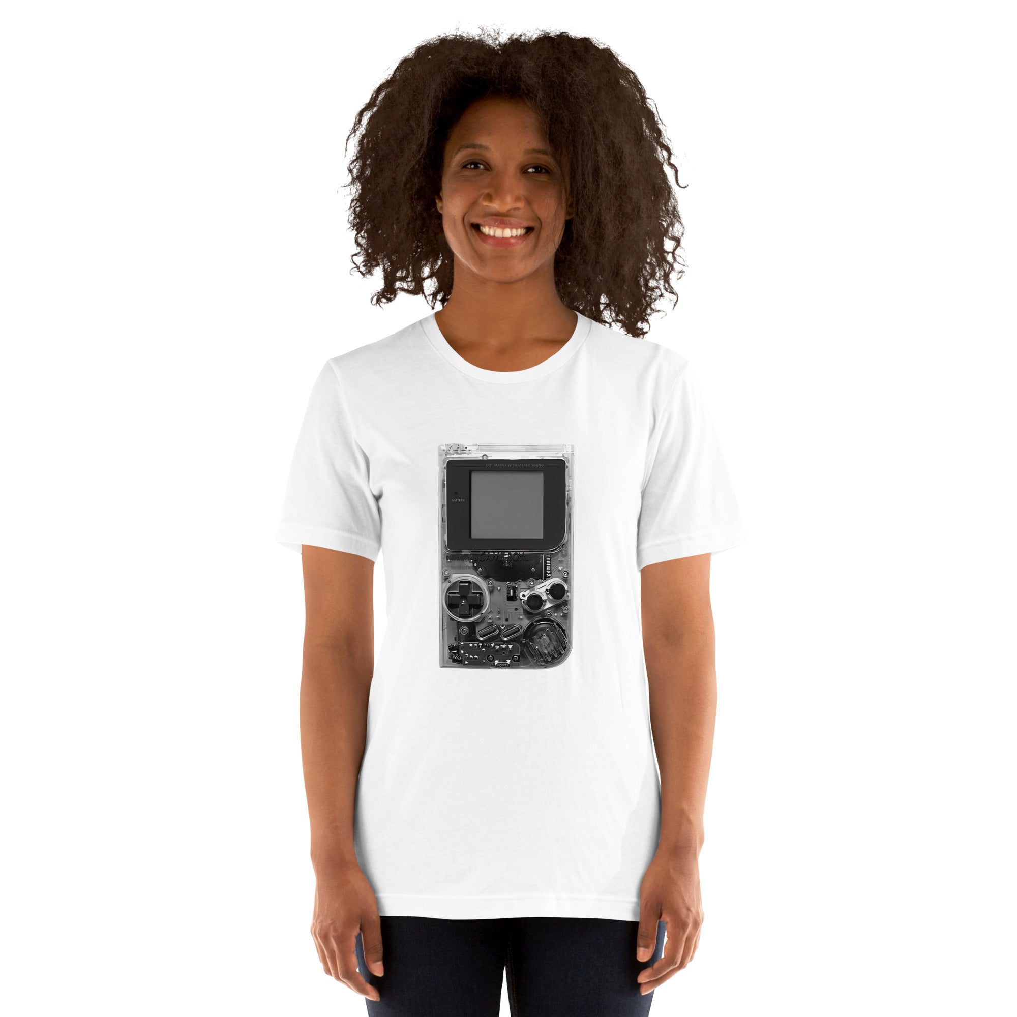 Game Boy — modelo usando la prenda