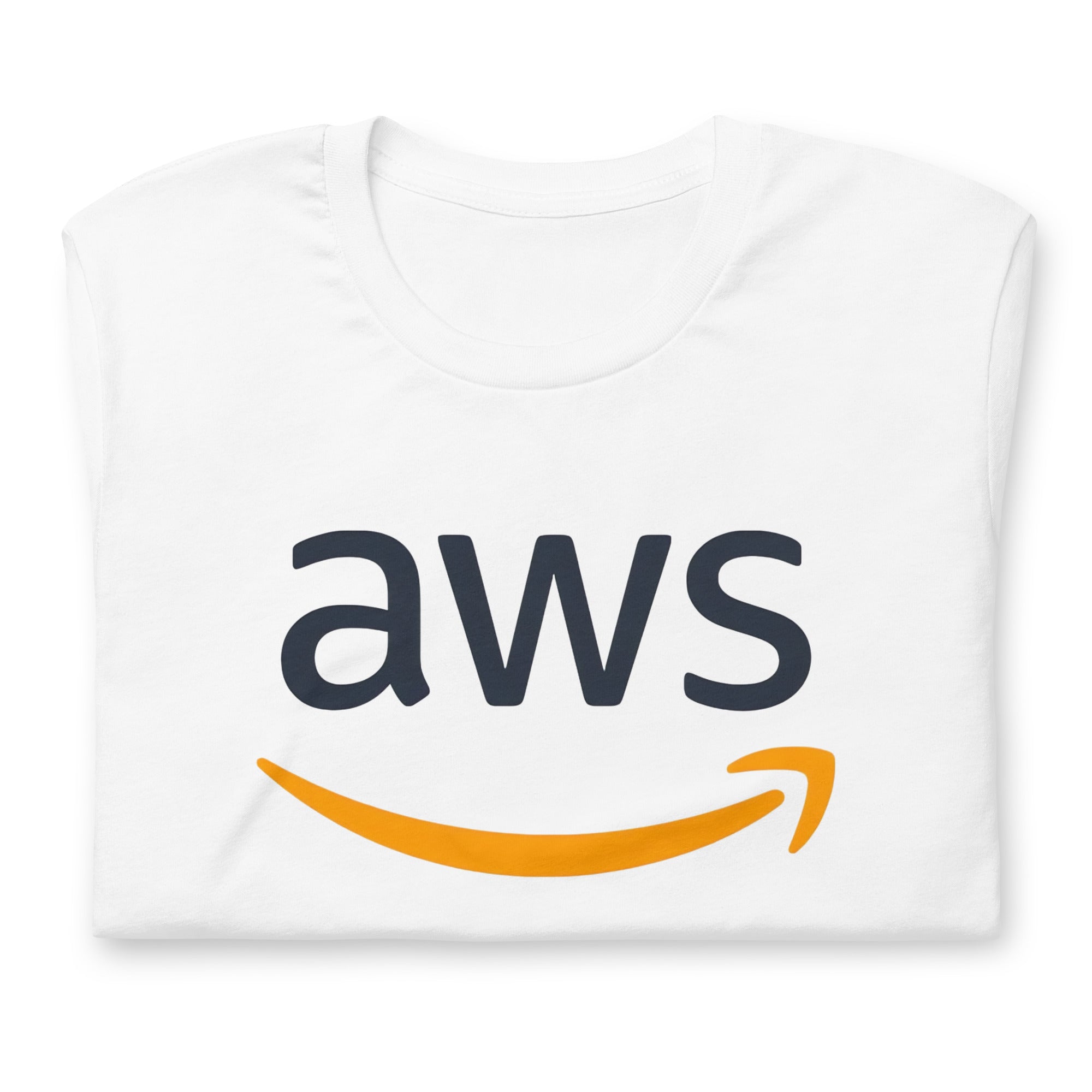 Camiseta AWS White , Disponible en la mejor tienda online para comprar tu merch favorita, la mejor Calidad, compra Ahora en Algoritmo! 