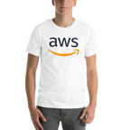 AWS White — detalle del estampado