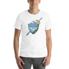 Zelda Shield — modelo usando la prenda