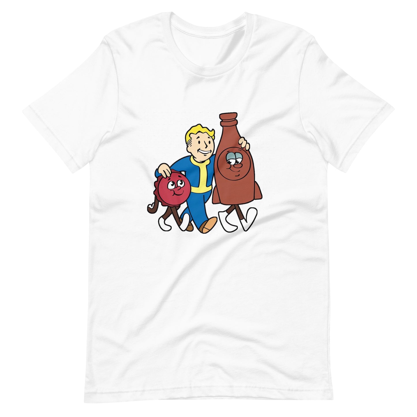 Playera de Nuka Cola Friends , Disponible en la mejor tienda online para comprar tu merch favorita, la mejor Calidad, compra Ahora en Algoritmo! 