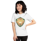 Link Shield — detalle del estampado