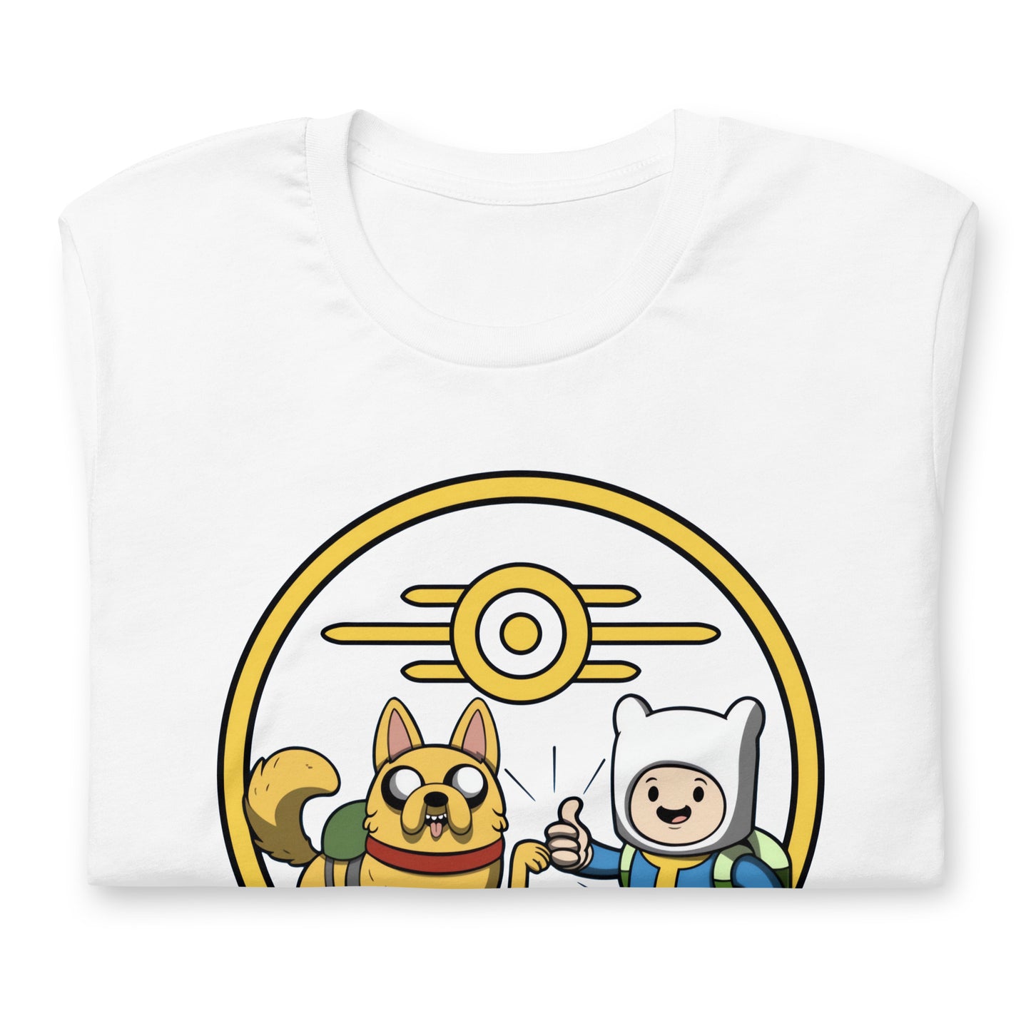 Playera Hora de Aventura Fallout, Disponible en la mejor tienda online para comprar tus artículos favoritos, la mejor Calidad, compra en Algoritmo! 