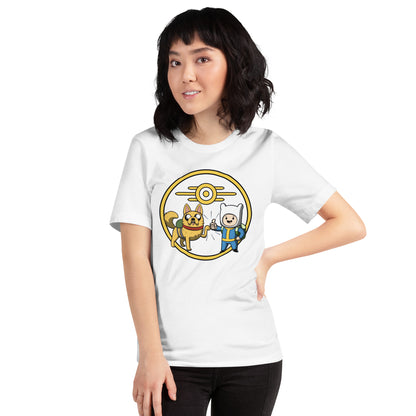 Playera Hora de Aventura Fallout, Disponible en la mejor tienda online para comprar tus artículos favoritos, la mejor Calidad, compra en Algoritmo! 