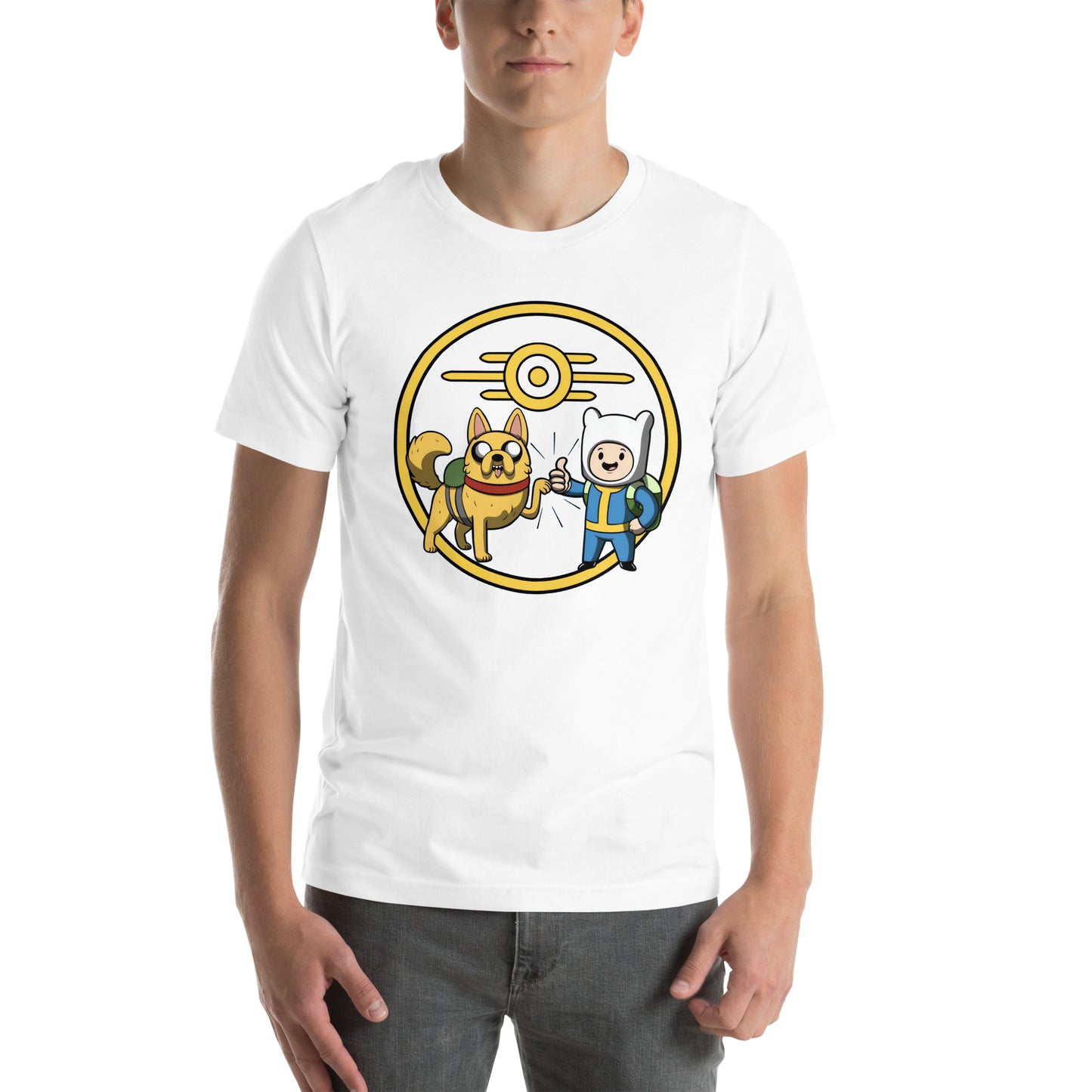 Playera Hora de Aventura Fallout, Disponible en la mejor tienda online para comprar tus artículos favoritos, la mejor Calidad, compra en Algoritmo! 