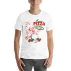 Pizza Mario — modelo usando la prenda