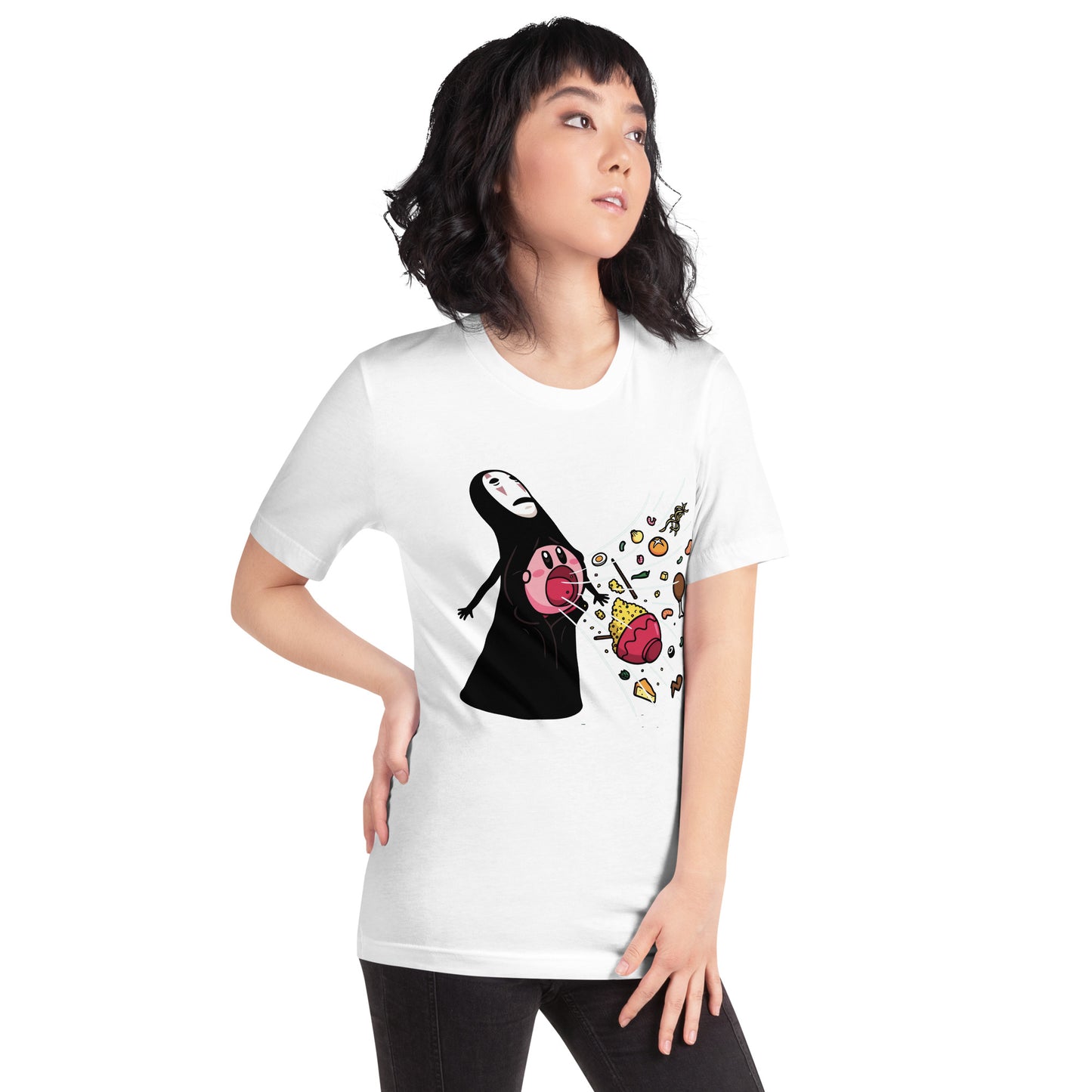 Playera Kaonashi Kirby, Disponible en la mejor tienda online para comprar tus artículos favoritos, la mejor Calidad, compra Ahora en Algoritmo! 