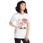 Pizza Mario — detalle del estampado