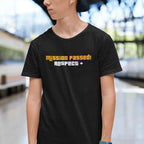 Mission Passed — detalle del estampado